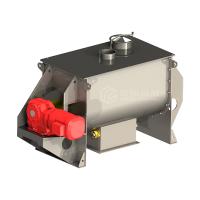 卧式双螺带混合机